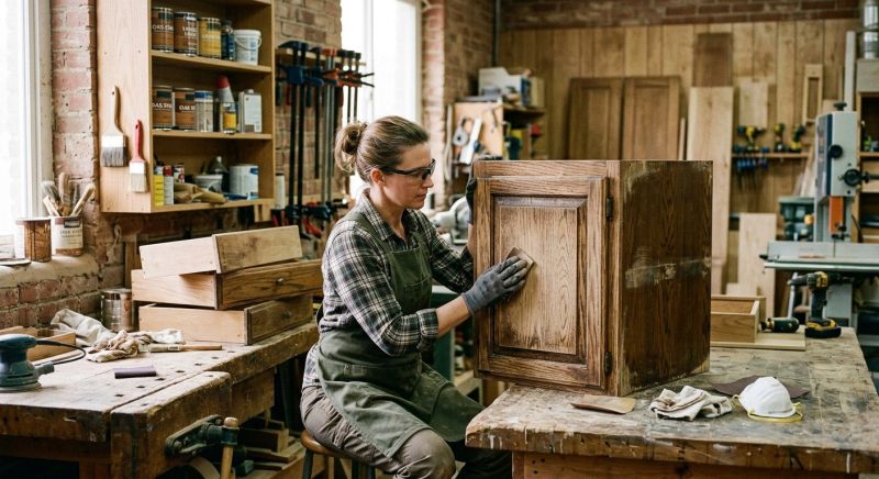 Cabinet Glazing Service in Bloomington, IN