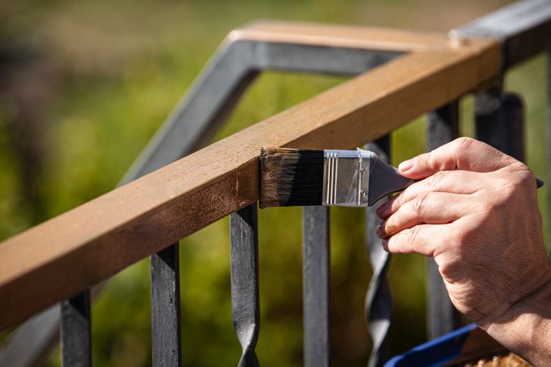 Stair Rails Painting