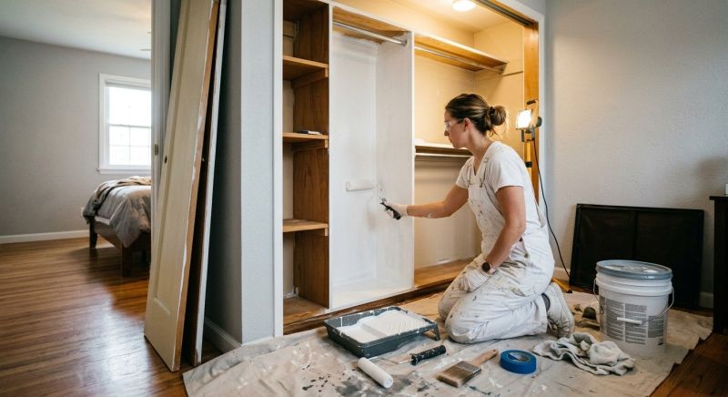 Attic Painting in Wilmington, NC