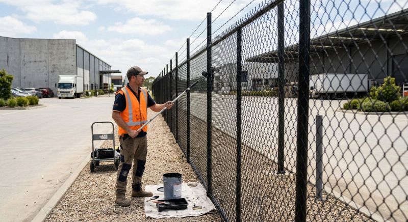 Commercial Fence Painting in Fort Collins, CO