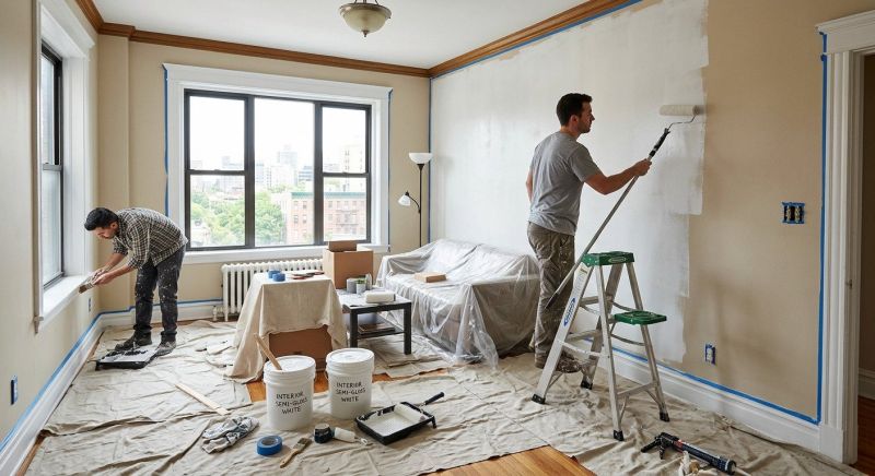 Interior Trim Painting in Kansas City, KS