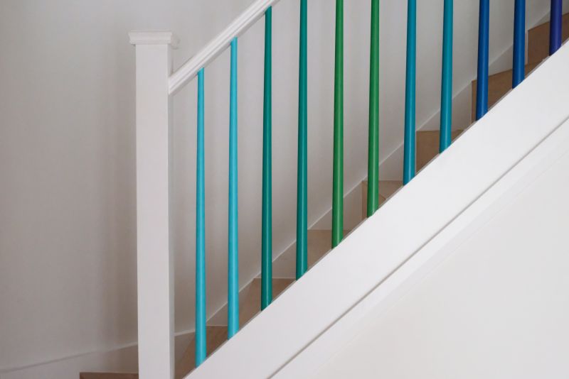 Stair Rails Painting